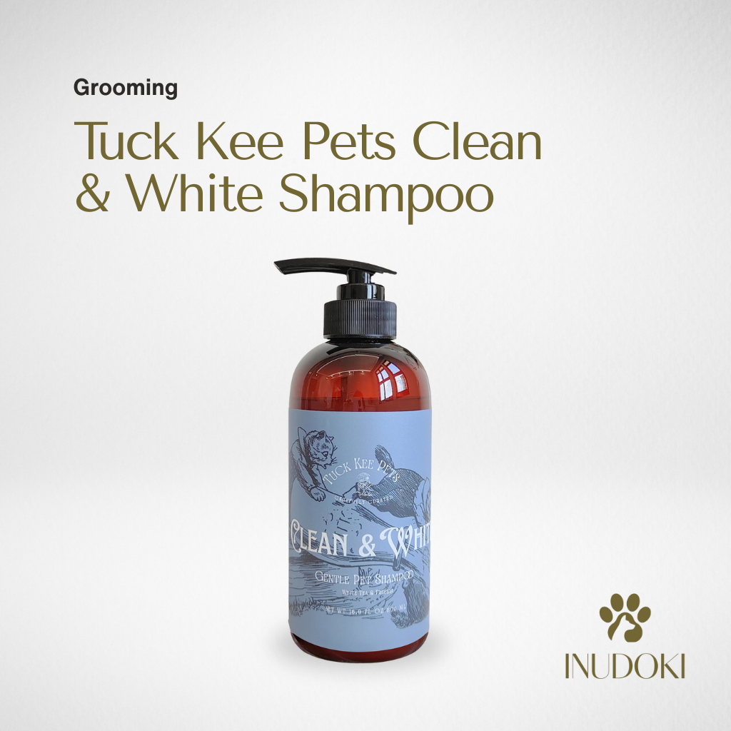 tuck kee pets clean & white shampoo | 500ml/4000ml