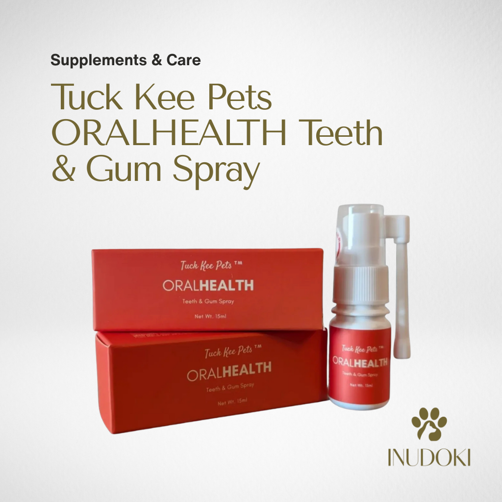 tuck kee pets oralhealth teeth & gum spray 15ml