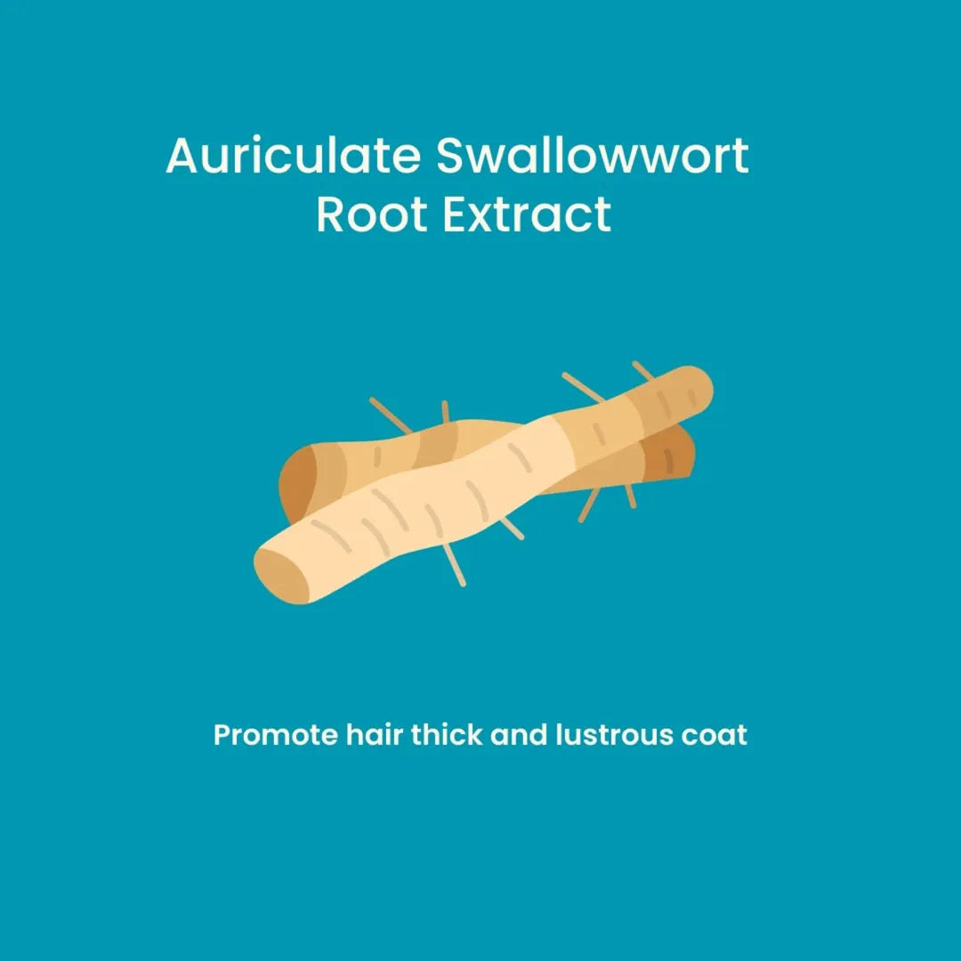 tuck kee pets glow up skin & coat supplement with anti-allergy properties | 60g box of 30 sachets