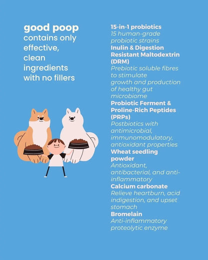 Good Poop Synbiotics | 60g Box of 30 Sachets